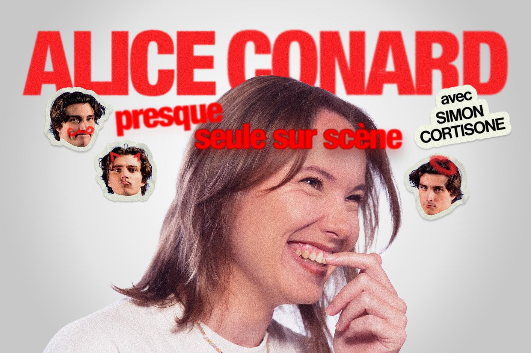Couverture de Presque seule sur scène d'Alice Conard